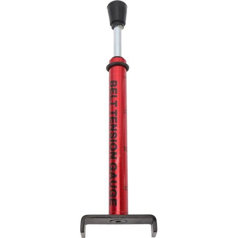 Jauge de tension de courroie en métal transparent avec échelle transparente, outil de réglage de la tension de courroie pour moto, compatible avec tous les modèles à courroie de 4,5 kg (10 lb), sans o (1/5)