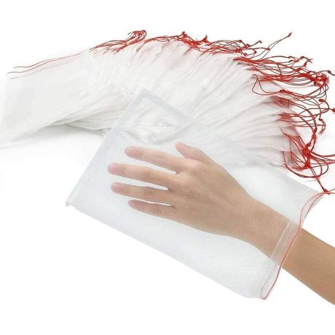 50 pièces sac de protection des fruits filet de poisson filet en nylon pour sac de protection de raisin de jardin 30 x 20 cm (1/5)