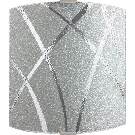 CLOE LAMPADA APPLIQUE DA PARETE E27 1 LUCE EFFETTO SATINATO (1/2)