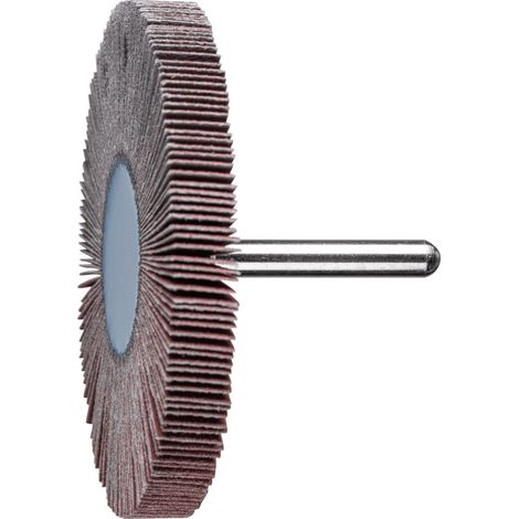 PFERD TOOLS Korund Fächerschleifer F Ø 80x10mm Schaft-Ø 6 mm A150 für Feinschliff und Finish 10 Stk