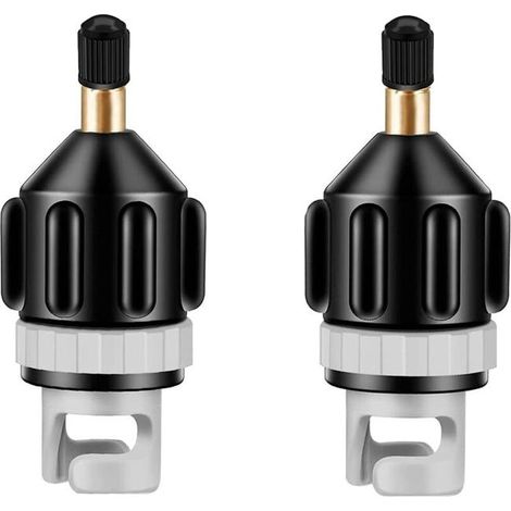 Set di 2 adattatori per pompa elettrica per gommoni, adattatore per valvola dell'aria, adattatore standard per valvola dell'aria per gommoni (1/3)