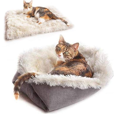 Nid Pour Chat - Abri Semi-fermé Imperméable et Isolé - Pour Intérieur et Extérieur - Taille M - 1 Pièce (1/5)