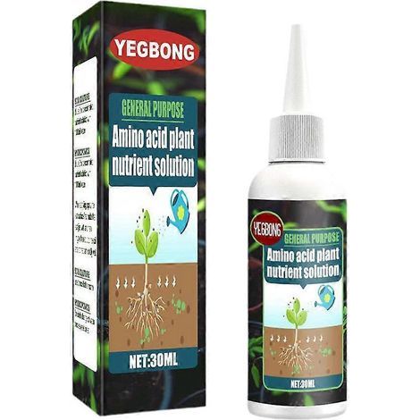 Engrais foliaire organique à base d'acides aminés, solution nutritive pour plantes favorisant la croissance (1/5)