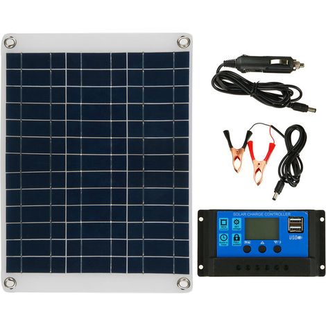 Kit panneau solaire 10-80A chargeur de batterie 12V LCD avec contrleur 100A (1/4)