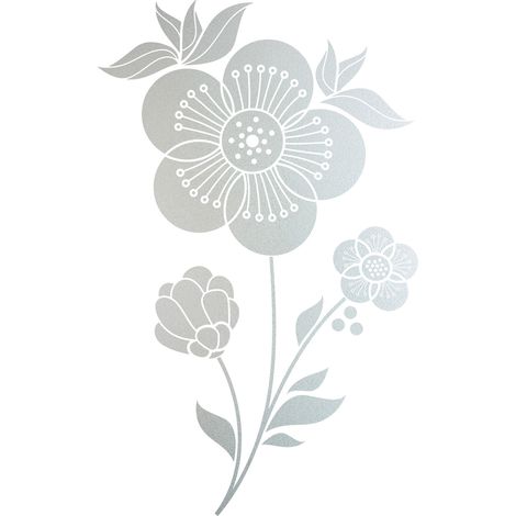 Stickers Dépoli - Fleurs - 327x504 cm (1/3)