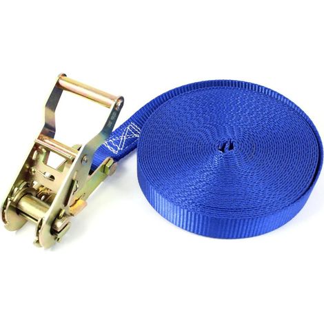 Reisetasche Baumarkt Metall Spanngurt mit Ratsche 10,06 mètres 10 Eisenwaren m, bleu (1/3)