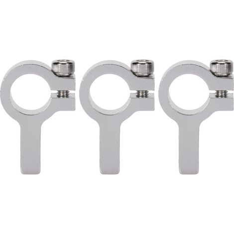 Kit de 3 brides pour tube en aluminium avec fixation M4, accessoires robot et supports de montage (1/5)