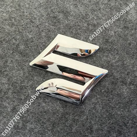 (Argent 10 cm) Convient pour SUZUKI DZIRE brezza eVITARA GrandVitara SWIFT Swift Sport Alivio Jimny AERIO Logo de voiture Emblème de calandre avant Autocollant de coffre