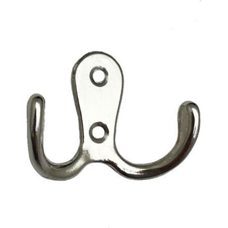 (Silber) Set mit 6 Retro-Garderobenhaken, Retro-Wandhaken, Türhaken aus Metall für Badezimmer, Küche, Schlafzimmer, Eingangsbereich