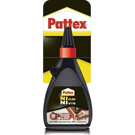 Ni Clou Ni Vis Colle Liquide - Colle blanche pour bois et matériaux - Flacon 100 gr (1/5)