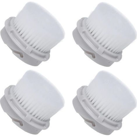 Ersatz-Kaschmirbürstenköpfe kompatibel mit Clarisonic Mia, Mia 2, Mia 3 (Aria), Pro, Plus, SMART Profile, Alpha Fit, Plus, Sonic Radiance (4 Stück) (1/5)