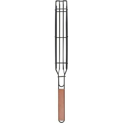 Portable BBQ Basket Stainless Steel Nonstick Barbecue Grill Basket Tools Grill Mesh For Meat Hamburger BBQ Tools (1/5)