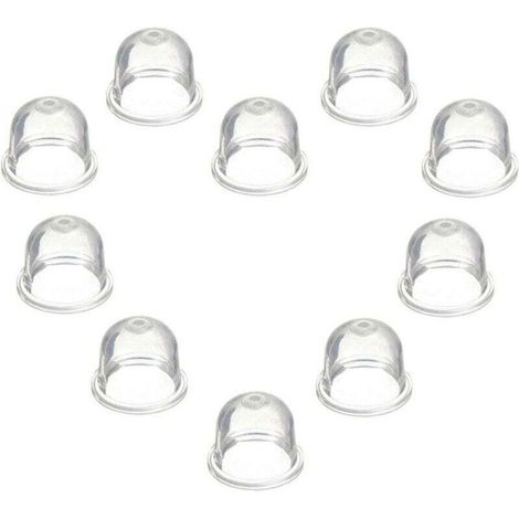 Pack of 10 Primer Pumps 18812 18814 for Chainsaw Edger Walbro ECHO 123181140630 1238140650 Homelite 01201 UP04802 McCulloch 22583400 4133 121 2700 (1/5)