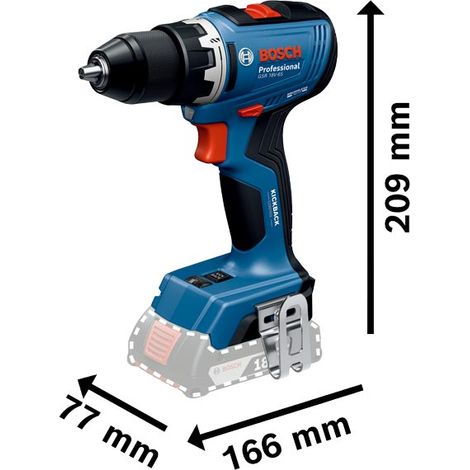 Perceuse-Visseuse BOSCH GSR 18V-65 (Machine seule) — vue 2