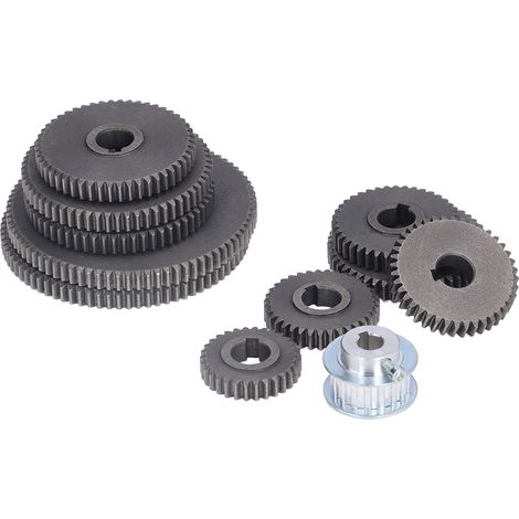 Kit de 11 engrenages de tour à 17 dents, poulie moteur T80 T60 T50 T40 T35 T30 pour la découpe (1/5)