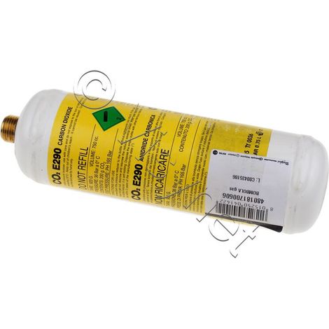 Cartouche de gaz Co2 (200gr) pour Tireuse a biere WHIRLPOOL 480181700606 (1/2)