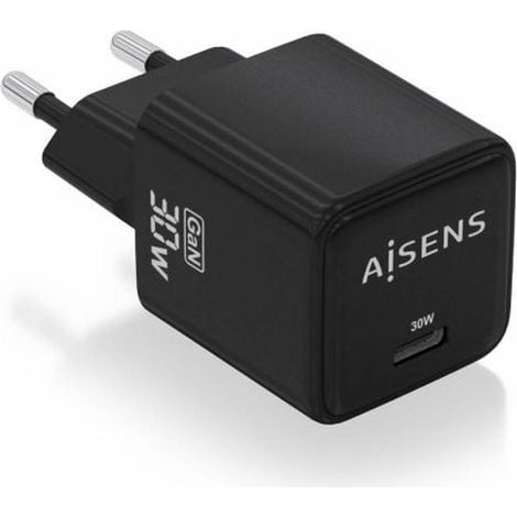 Caricabatterie da Parete Aisens ASCH-30W1P036-BK Nero 30 W (1 Unità)