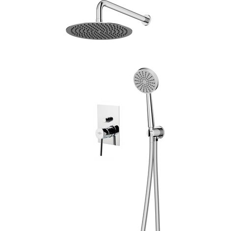 Presto Theo K18637400 Conjunto ducha monomando mezclador empotrable 2 vías cromo (1/2)