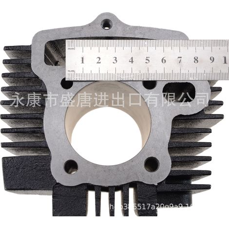 GOOFIT 52.4mm cylinder liner gasket piston ring assembly compatible with 4-stroke Lifan 110CC 125cc engines.