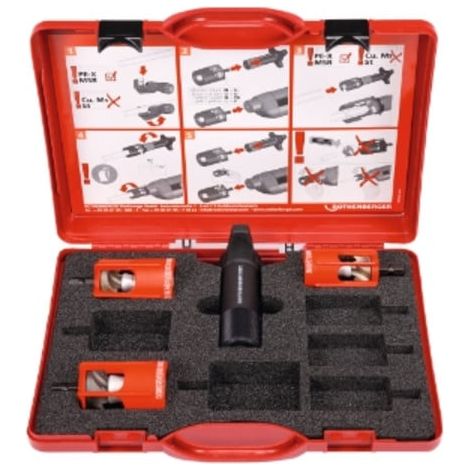 Ébavureur de tubes Rothenberger ROGRAT MSR-Set, TH 16-20-26mm