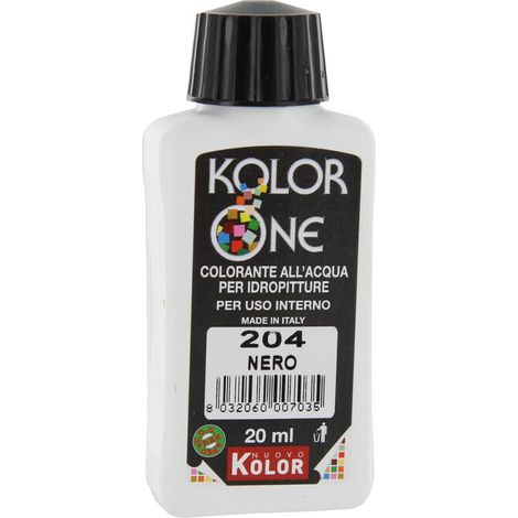 COLORANTE KOLOR ONE 20 ML NERO 204 Q.TA 12