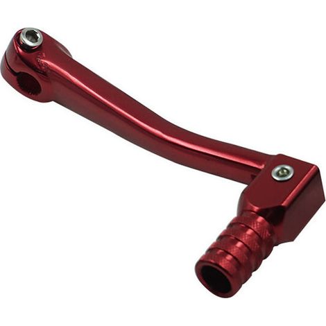 Levier de changement de vitesse, accessoire universel de Modification de moto CNC levier de changement de vitesse en alliage d'aluminium 150x56mm(rouge) (1/5)