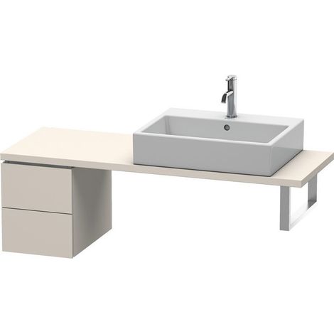 Consolle bassa L-CUBE 320x477x400mm tortora