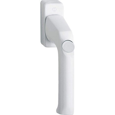 HOPPE 6823439 Maniglia per Finestra London/Pulsante AL2, Bianco (1/3)