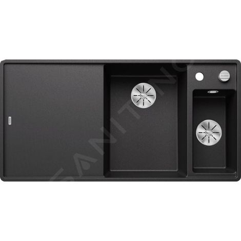 Blanco Axia III 6 - Évier en silgranit, 990x500 mm, avec commande de vidage et accessoires, InFino, anthracite 523483 (1/4)