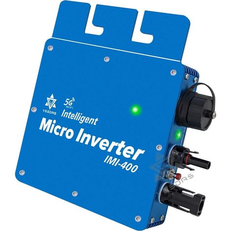 Inversor solar de 400 vatios, con monitorización WiFi, color azul, 400 W IMI, 230 V, 22-50 V. (1/2)