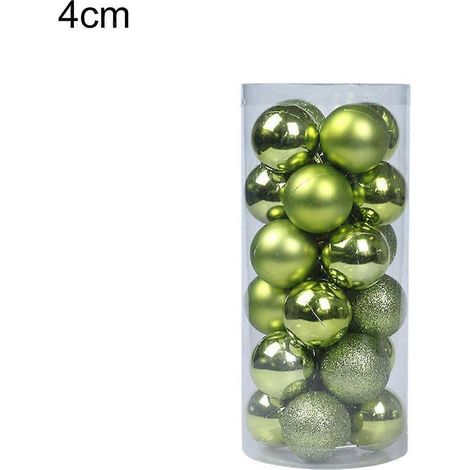 24-teiliges Set Weihnachtskugeln im nordischen Stil, dekoratives Hängedesign, saisonale Weihnachtsdekoration, Weihnachtskugel-Set für den Weihnachtsbaum, Jikaix (1/5)
