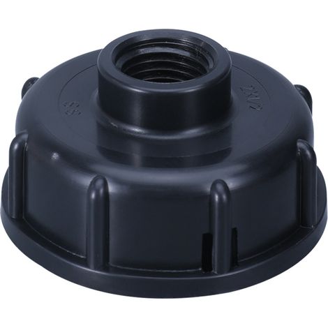 Adaptateur à bague centrale 3/4" vers filetage femelle double lisse, couvercle de conversion pour vanne de réservoir IBC, raccord de sortie pour réservoir IBC