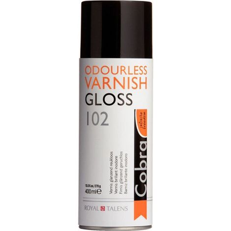 Bombe de vernis - Brillant - Peinture à l'huile - 400ml - Cobra