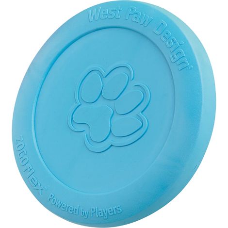 WEST PAW JUGUETE ZOGOFLEX ZISC S 17CM AZUL TURQUESA