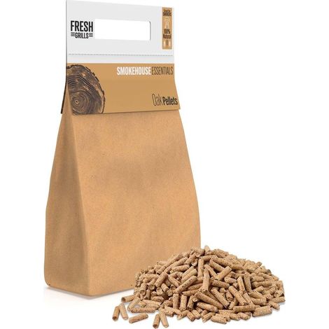 Fresh Grills Pellets de madera para parrilla de barbacoa, horno de pizza de leña, Kamado y ahumadores al aire libre, virutas de madera de alta energía de 1,5 kg a 18 kg (madera de manzana, 3 kg)
