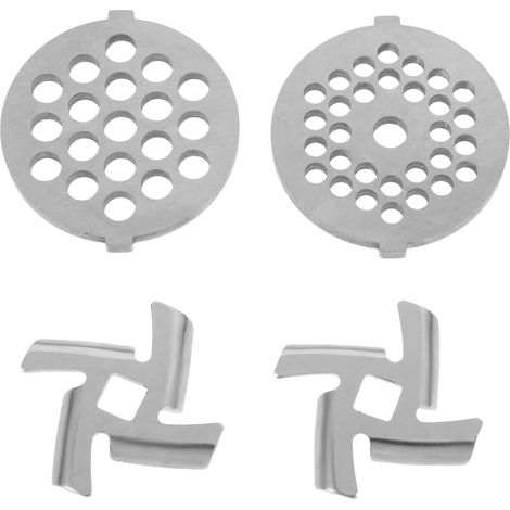 Stainless Steel Cutting Discs for Meat Grinder Replacement Accessories 5.8X5.2X0.3Cm Easy To Install And Clean For Home Use