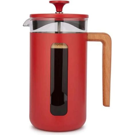 Cafettiera a Pressione Pisa rossa 1 litro