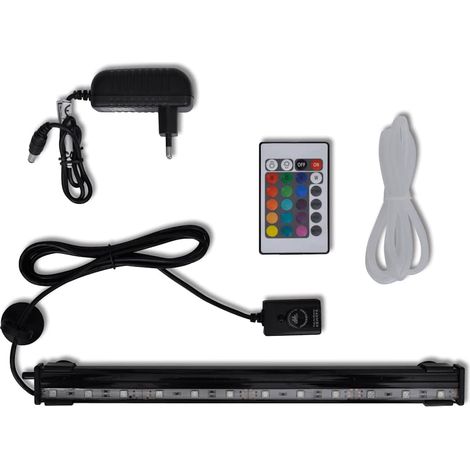 LED Aquarium Unterwasser-Leuchte Bubble Lampe RGB 32 cm