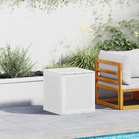 Boîte de rangement de jardin-Coffre de rangement-Stockage Rangement Blanc 55 x 53 x 57 cm 108708 (1/5)