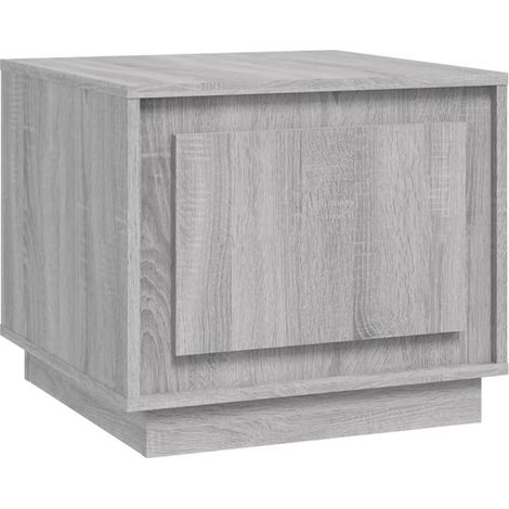 Table basse sonoma gris 51x50x44 bois d'ingénierie (1/5)