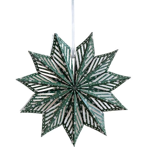 Bruchsicheres Schneeflocken-Ornament-Set aus Papier, Hängedekoration für winterliche Feiertage, Weihnachtsbaumschmuck, mehrfarbig (1/5)