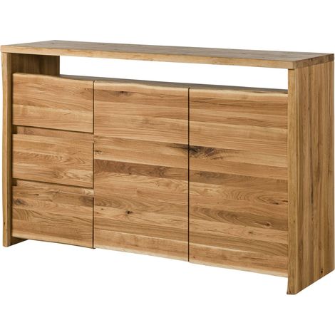 Sideboard Wildeiche natur geölt 150x45x96 cm montiert PURE OAK 104 (1/4)