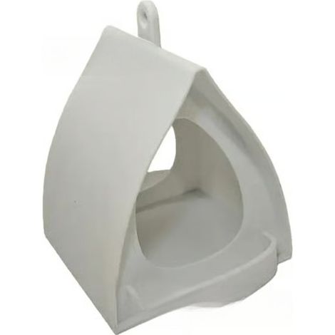 [In Stock] New Arrival Bird Feeder for Garden with Roof - White