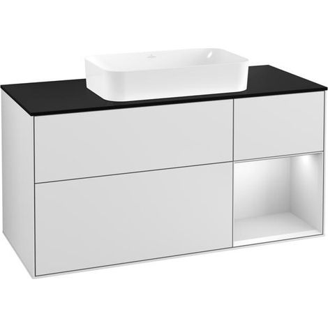 VB Waschbeckenunterschrank Finion F30 1200x603x501mm m Bel FK/RE/AP: MT/MT/2