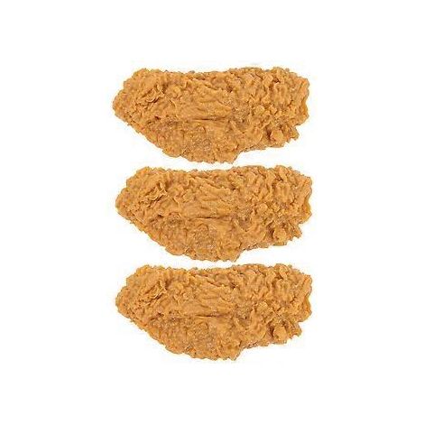 3-teiliges Set aus künstlichen Lebensmitteln, nachgebildeten frittierten Hähnchenflügeln, realistische kleine Hähnchenflügel-Laden-Accessoires