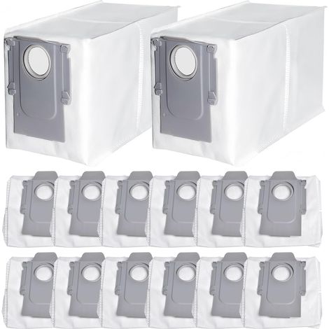 14 Stück Staubbeutel Ersatz für  Q Revo/Qrevo Pro/Qrevo MaxV/Qrevo S/Qrevo master / S8 MaxV Ultra / S8 Max Ultra Roboter Staubsauger Zubehör Teile, 2,7 l große Kapazität Staubbeutel (1/5)