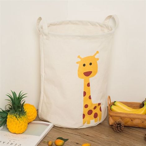 Panier à linge chambre d'enfant paniers à linge sac à linge pliable girafe