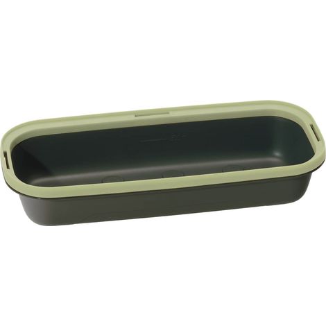 Romberg – Bac de semis Green Edition BoQube S – Vert mousse, 28 x 12 x 5 cm, non perforé (1/2)