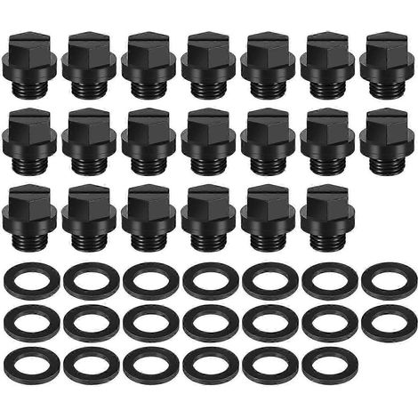 Kit de 20 joints de bouchon de vidange portables pour pompes de nettoyage de piscine Haywards, compatible avec les modèles Super Pumps et Power Series. (1/5)