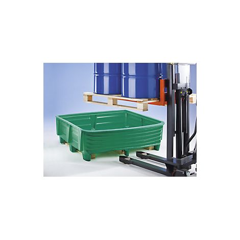 Cubeta colectora de PE para transporte  volumen de recogida 430